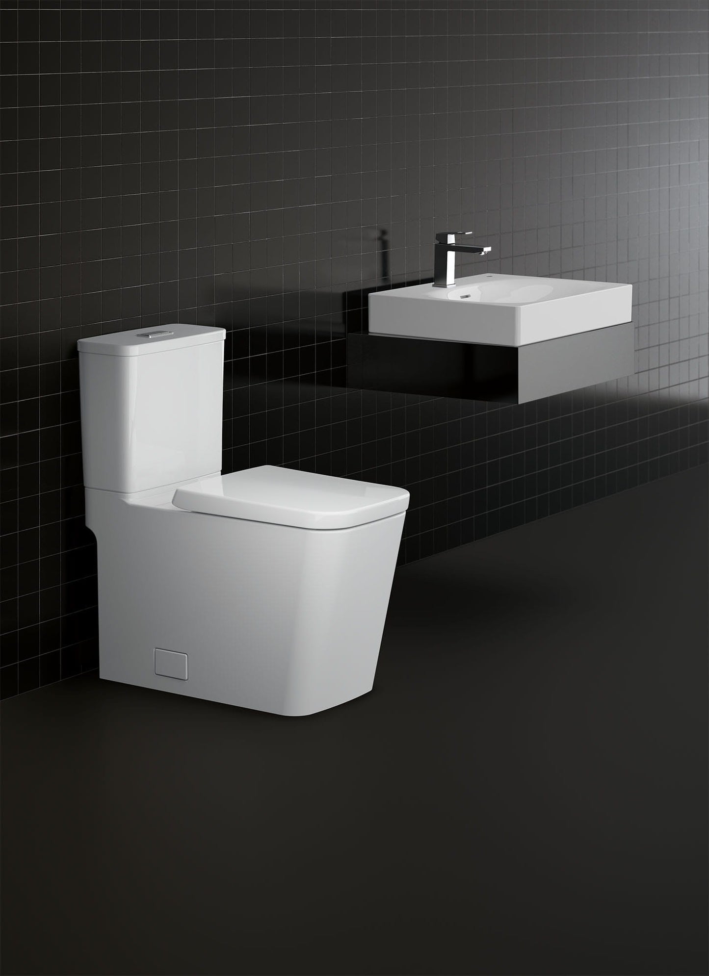 Grohe Eurocube Two-piece Dual Flush Right Height Elongated Toilet With Seat