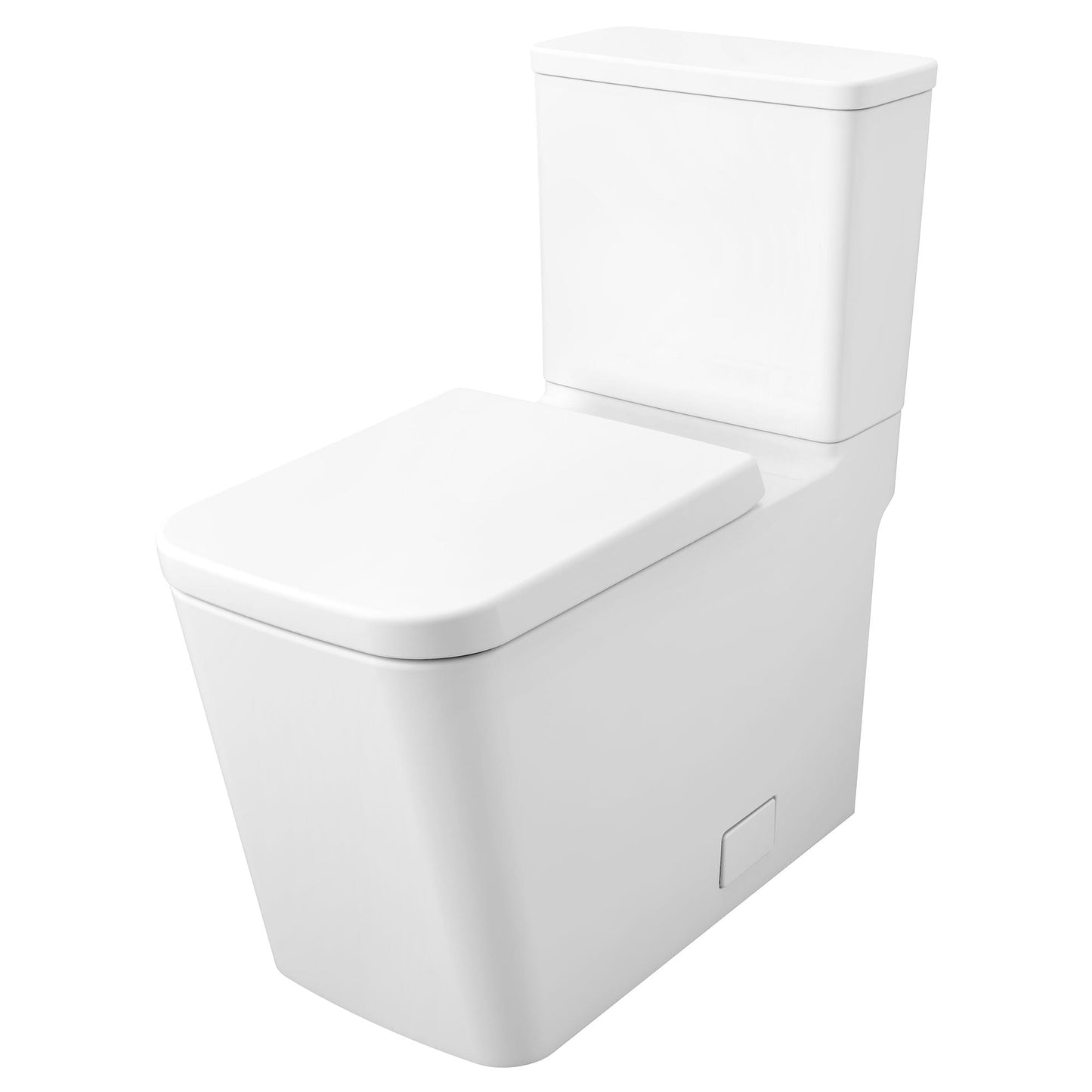 Grohe Eurocube Two-piece Right Height Elongated Toilet With Seat, Left-hand Trip Lever