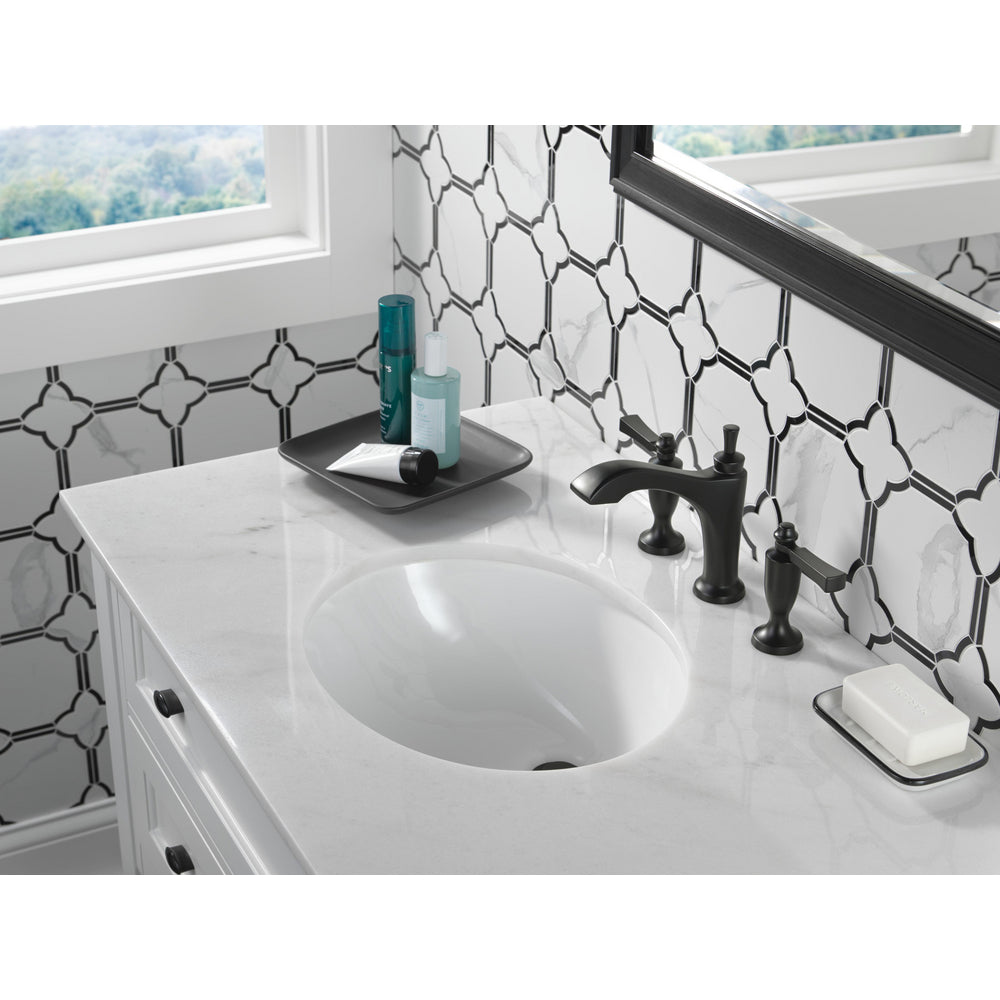 Delta Dorval Two Handle Widespread Bathroom Faucet