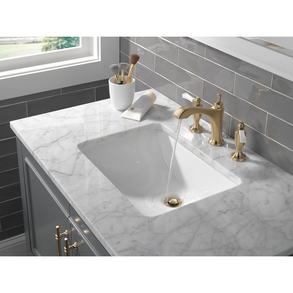 Delta Dorval Two Handle Widespread Bathroom Faucet