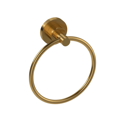 Riobel Star Towel Ring - Brushed Gold