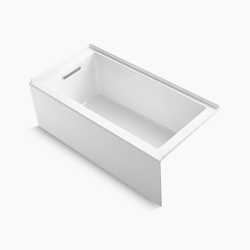 Kohler Underscore 60" X 30" Alcove Bath With Integral Apron, Integral Flange, and Left-hand Drain