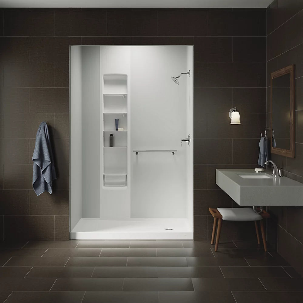 Kohler Rely 60" x 32" Alcove Shower Base Right Drain