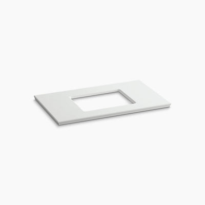 Kohler Solid/expressions 37" Vanity Top With Single Verticyl Rectangular Cutout