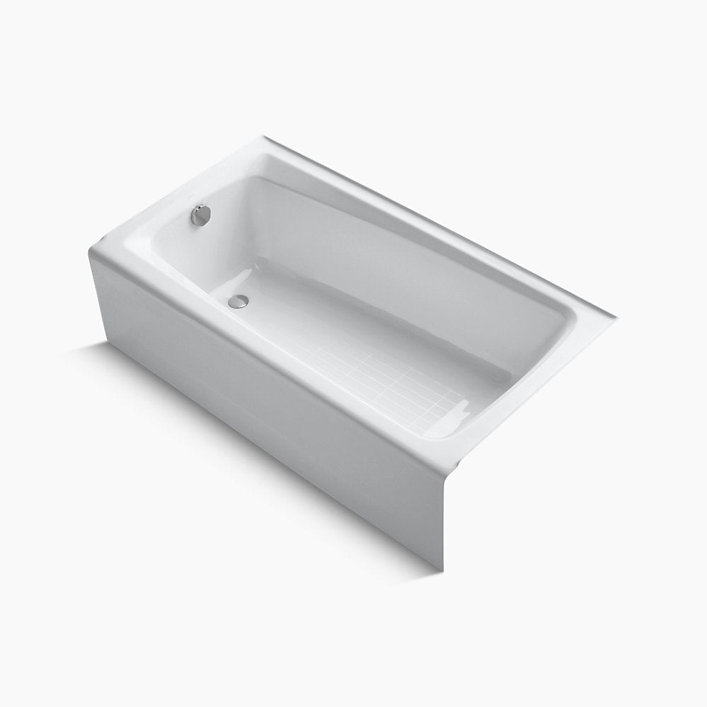 Kohler Mendota 60" X 32" Alcove Bath, Left Drain
