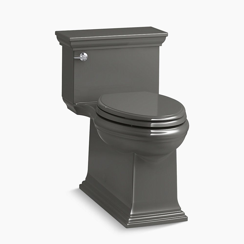 Kohler Memoirs Stately One-piece Compact Elongated Toilet With Skirted Trapway, 1.28 GPF