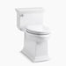 Kohler Memoirs Stately One-piece Compact Elongated Toilet With Skirted Trapway, 1.28 Gpf