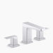 Kohler Honesty Widespread Bathroom Sink Faucet, 0.5 Gpm