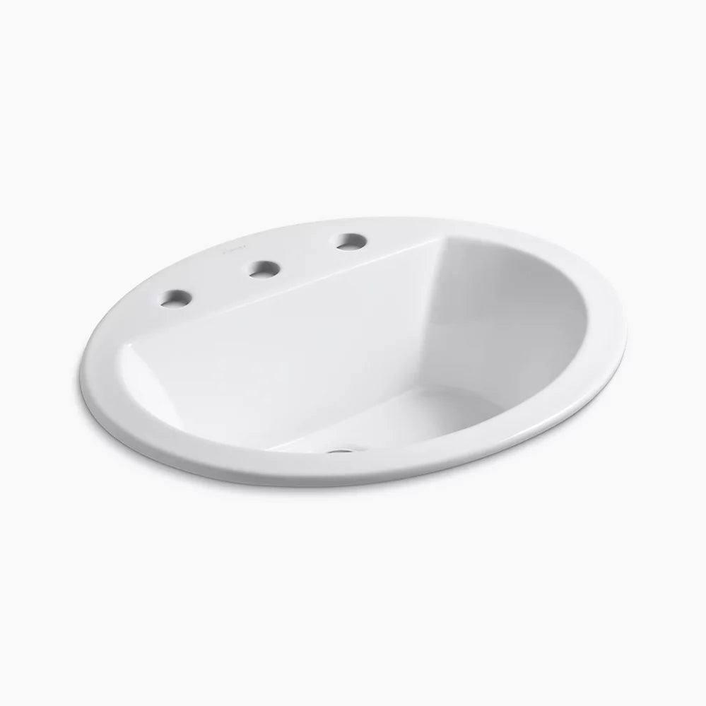 Kohler Bryant 20-1/4" Oval Drop-in Bathroom Sink