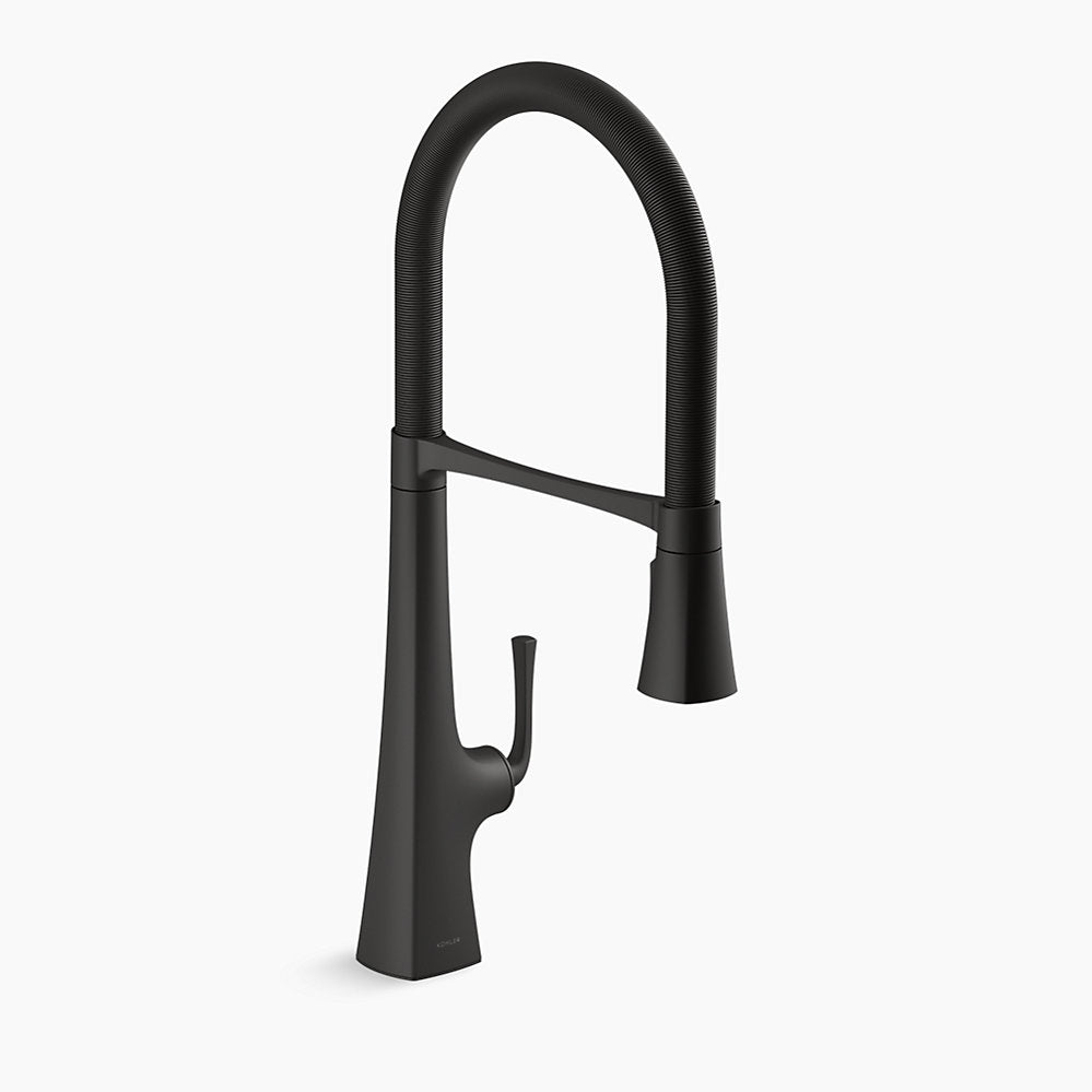 Kohler Graze Semi-professional Kitchen Sink Faucet With Three-function Sprayhead
