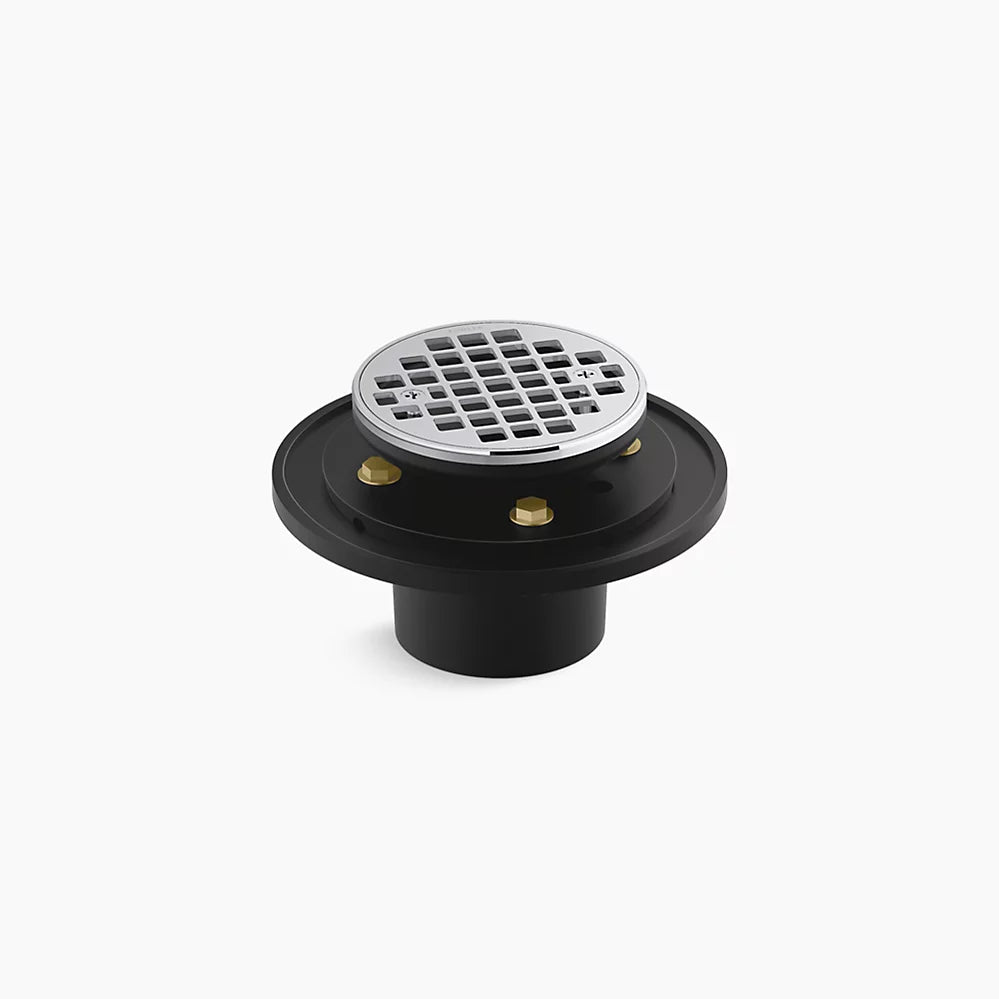 Kohler Clearflo Round Brass Tile-in Shower Drain