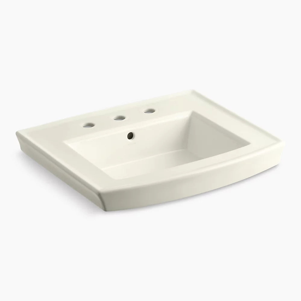 Kohler Archer 24" Rectangular Pedestal Bathroom Sink