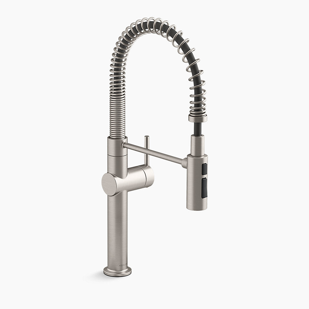 Kohler Crue Semi-professional Kitchen Sink Faucet With Three-function Sprayhead