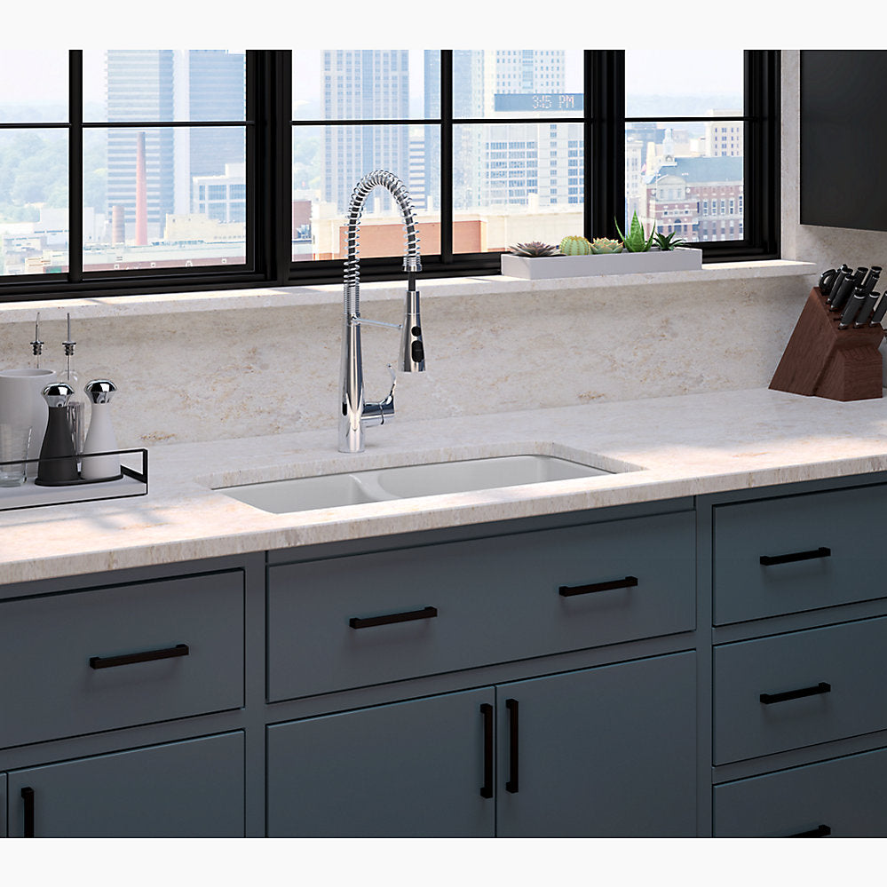 Kohler Simplice Semi-professional Kitchen Sink Faucet With Three-function Sprayhead