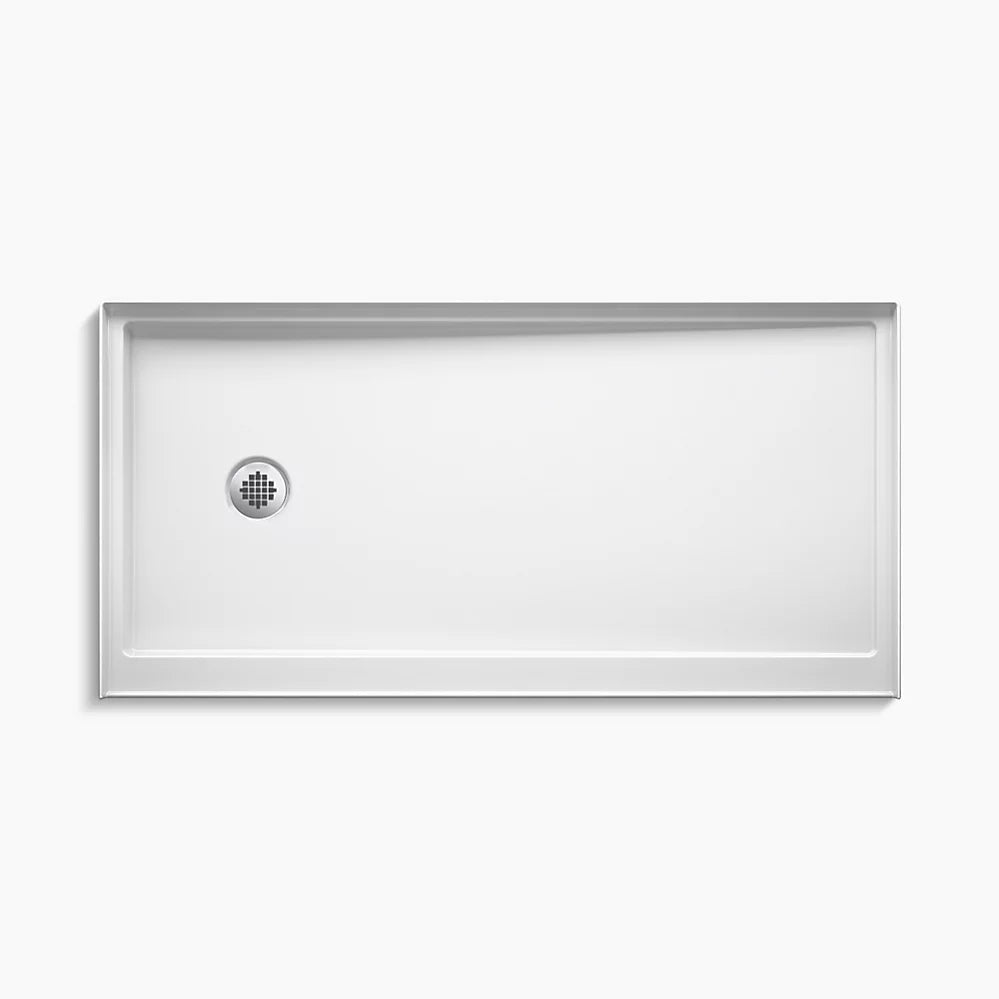 Kohler Rely 60" x 30" Alcove Shower Base Left Drain
