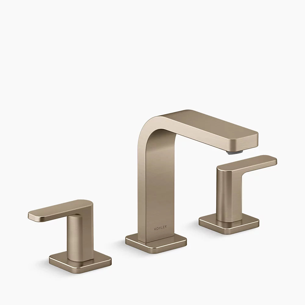 Kohler Parallel Widespread Bathroom Sink Faucet, 1.2 Gpm