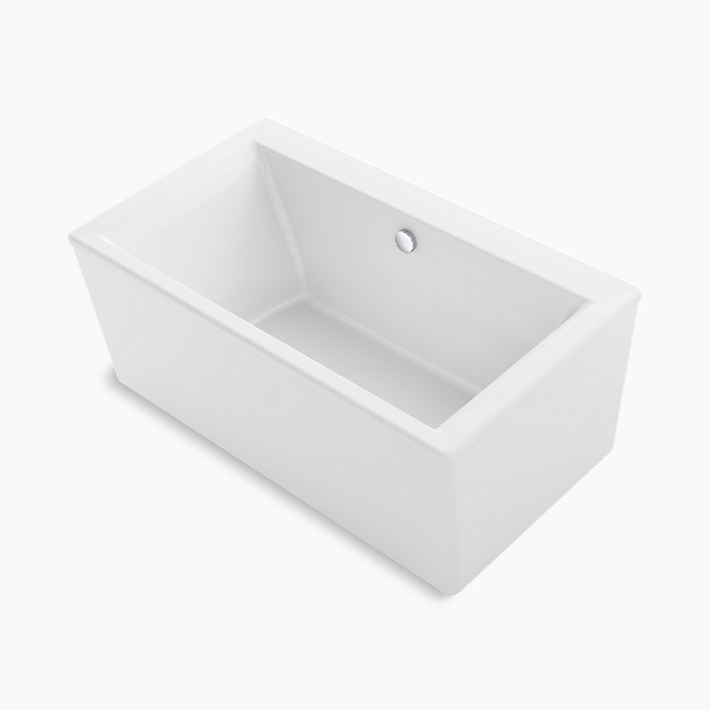 Kohler Stargaze 60" X 34" Freestanding Bath With Straight Shroud