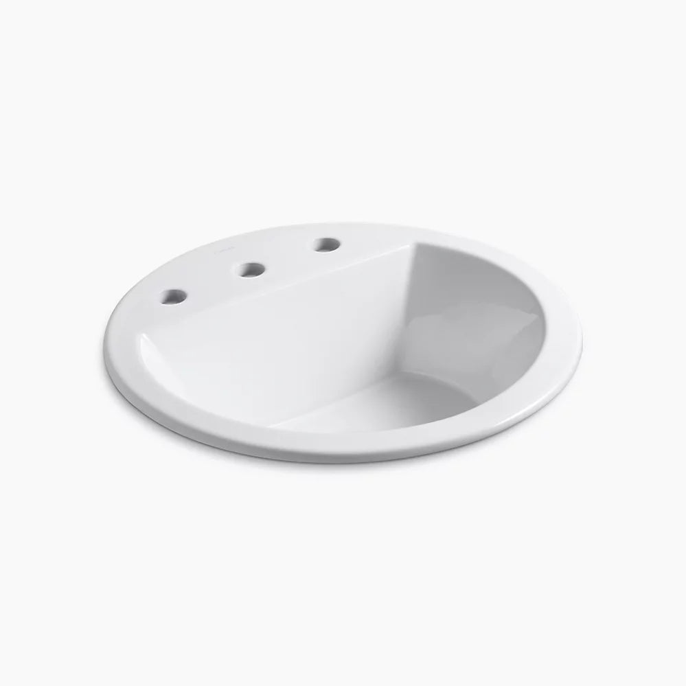 Kohler Bryant 19" Round Drop-in Bathroom Sink