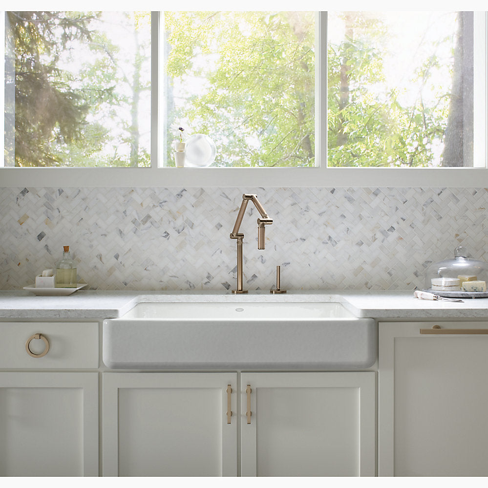 Kohler Whitehaven 35-1/2" Undermount Single-bowl Farmhouse Kitchen Sink