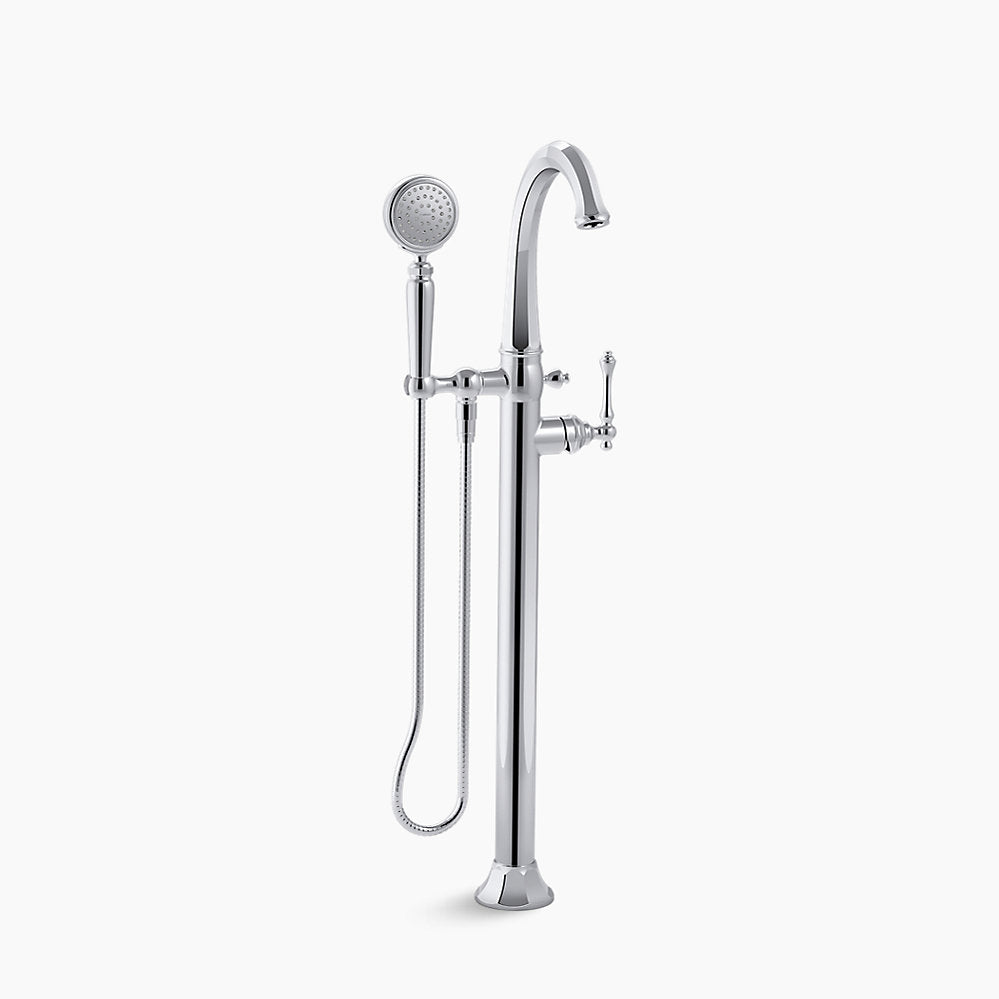 Kohler Kelston Floor-mount Bath Filler Trim With Handshower