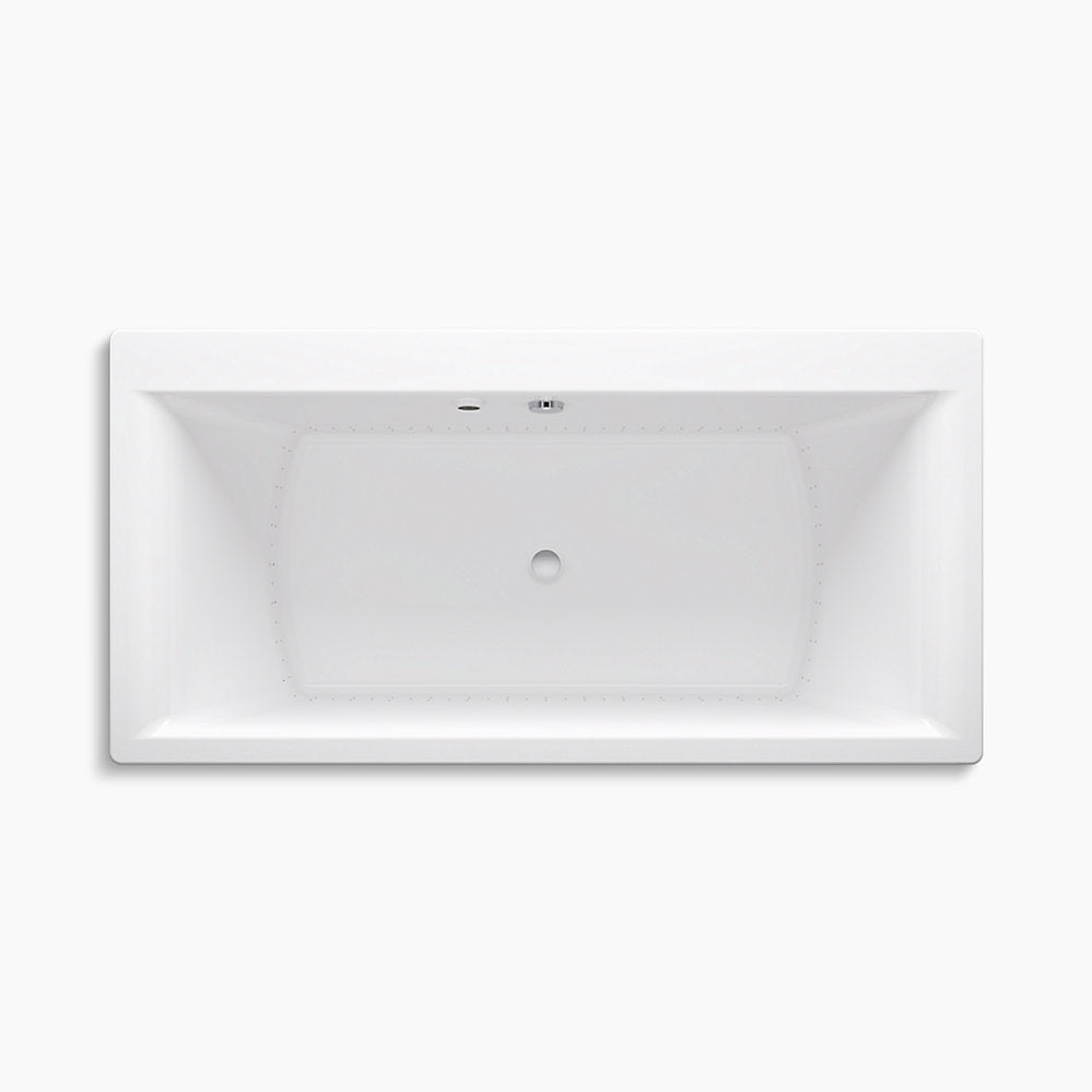 Kohler Stargaze 60" X 34" Freestanding Bath With Straight Shroud