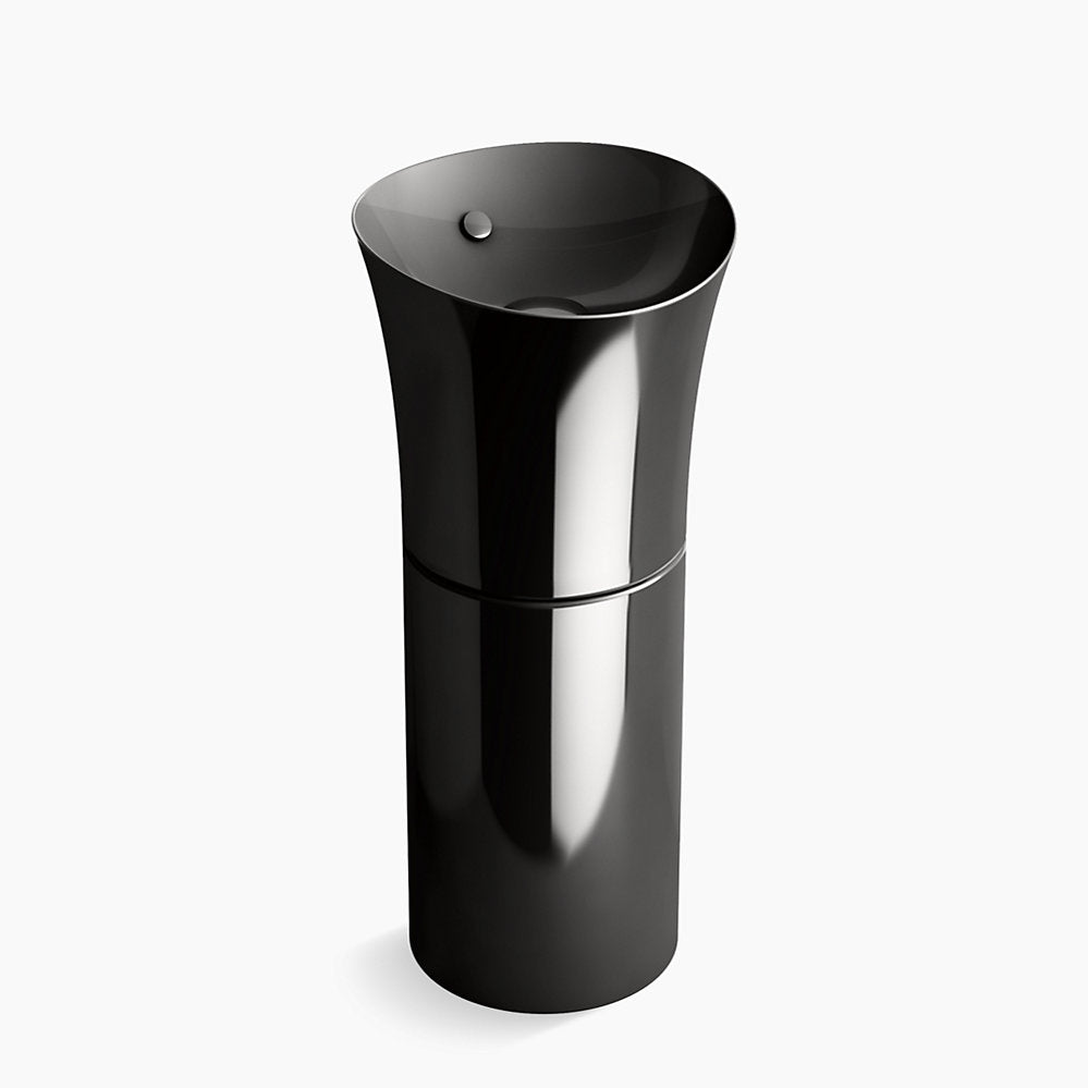 Kohler Veil 16" Round Pedestal Bathroom Sink With Overflow Drain