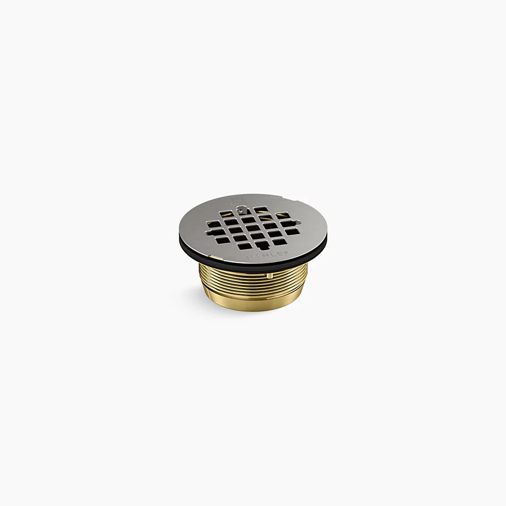 Kohler Round Brass Shower Receptor Drain