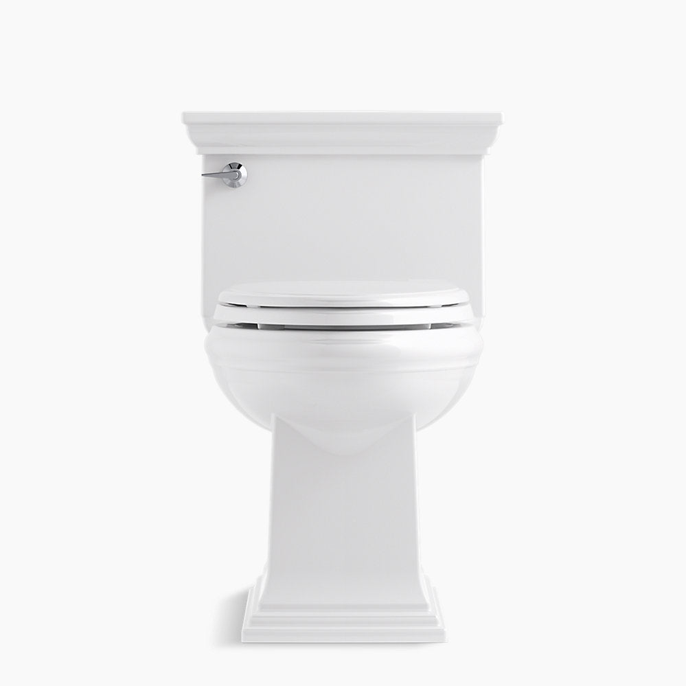 Kohler Memoirs Stately One-piece Compact Elongated Toilet With Skirted Trapway, 1.28 GPF