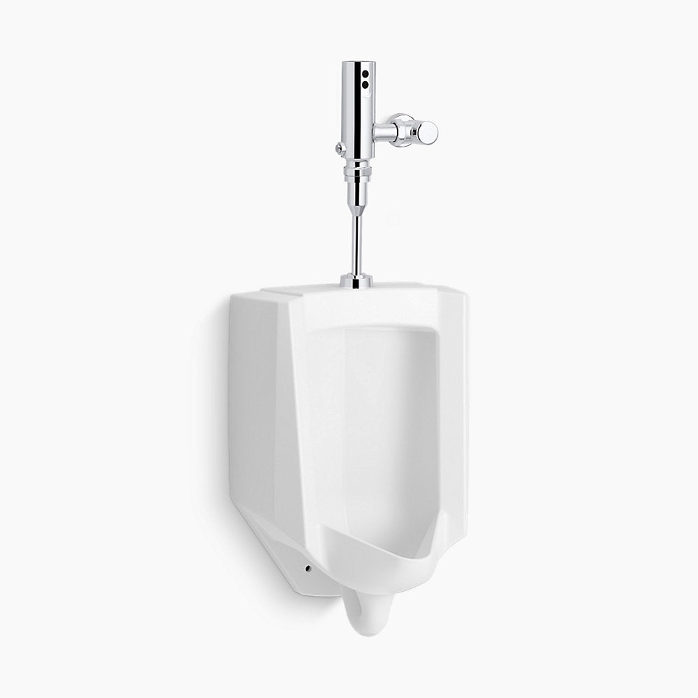 Kohler Bardon High-efficiency Urinal With Mach Tripoint Touchless 0.5 gpf HES-powered Flushometer