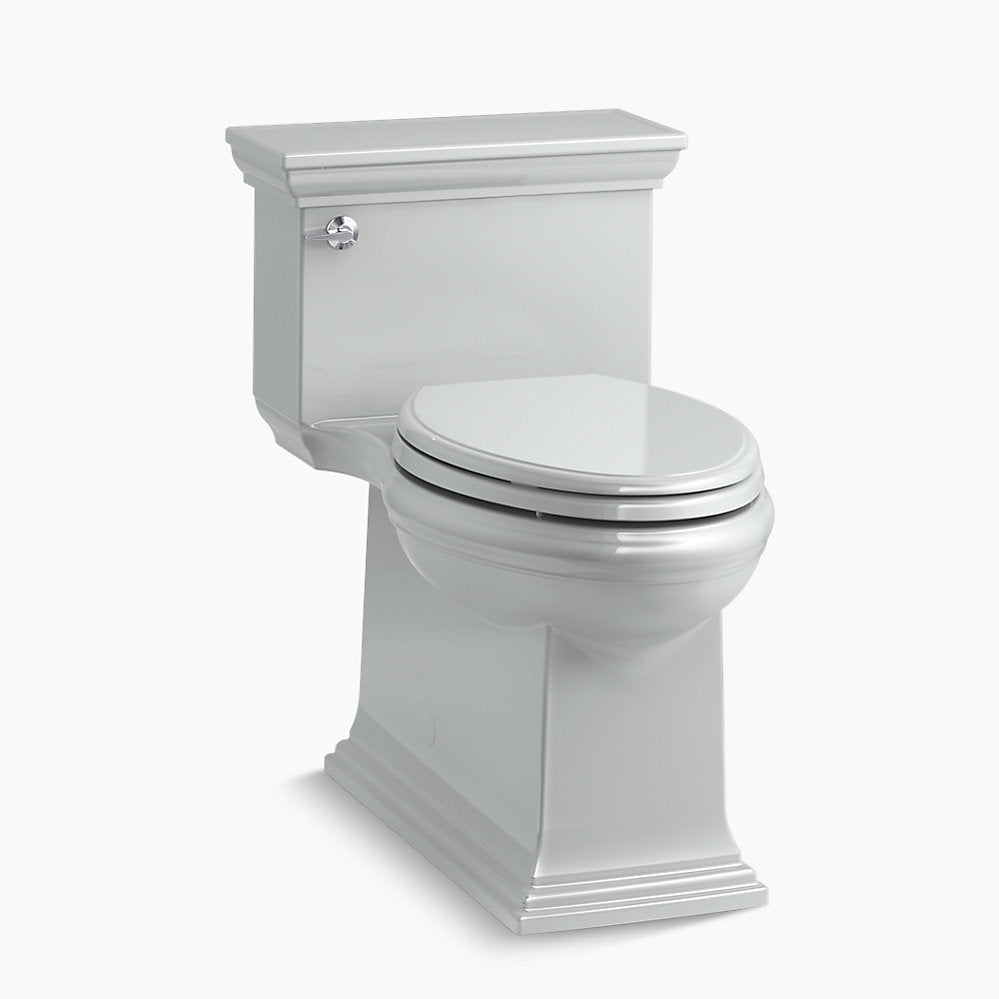 Kohler Memoirs Stately One-piece Compact Elongated Toilet With Skirted Trapway, 1.28 GPF