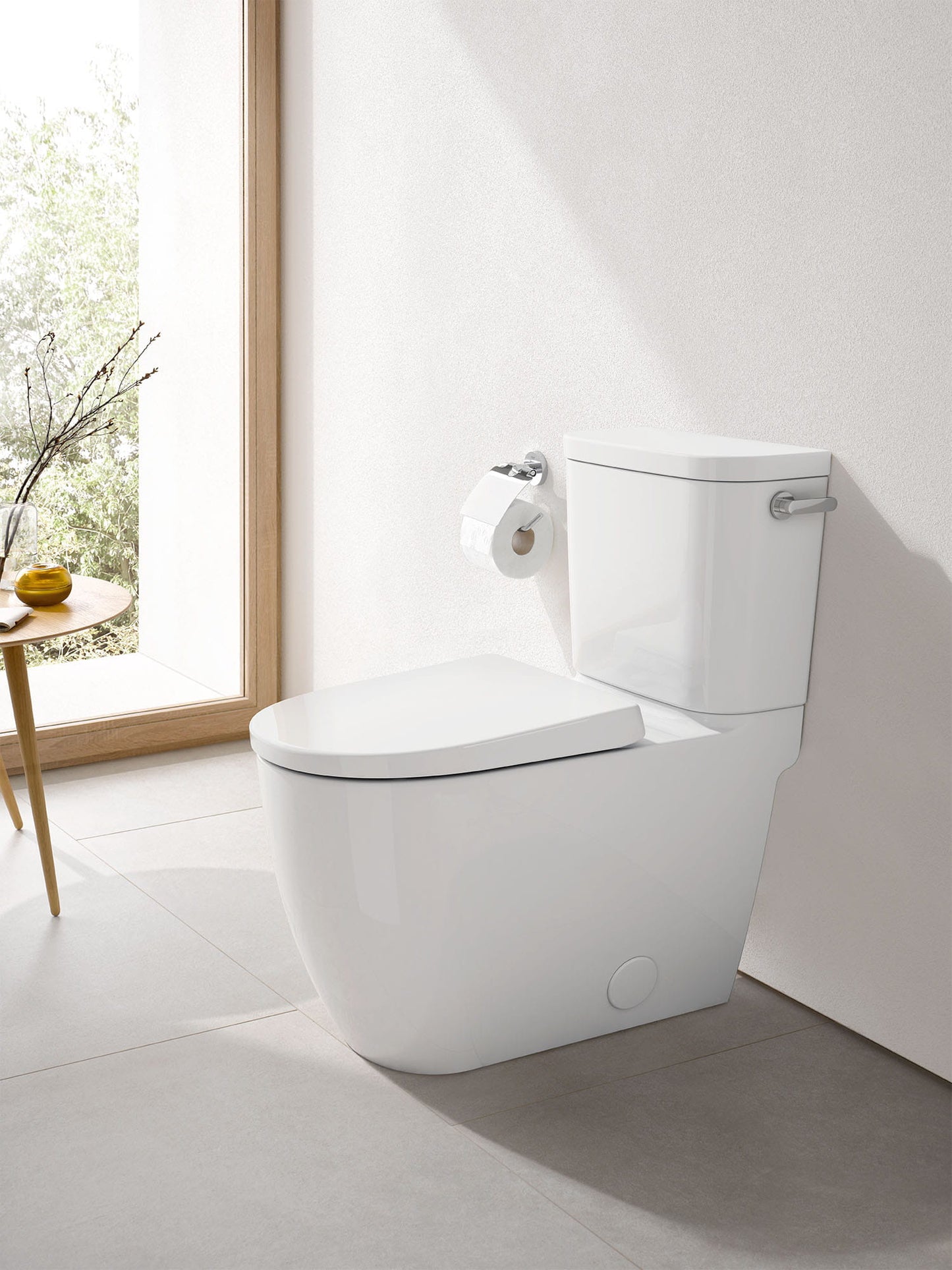 Grohe Essence Two-piece Right Height Elongated Toilet With Seat, Right-hand Trip Lever