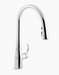 Kohler Simplice Single-hole or Three-hole Kitchen Sink Faucet With 16-5/8