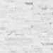 MSI Backsplash and Wall Tile Calacatta Cressa Interlocking 3d Peel Mosaic Honed 12