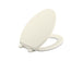 Kohler Brevia Quick-Release Elongated Toilet Seat - Biscuit