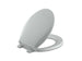 Kohler Cachet Quiet Close Round Front Toilet Seat- Ice Grey