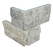 SILVER TRAVERTINE MINI CORNER STACKED STONE