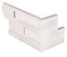 MSI ARCTIC WHITE 3D HONED LEDGER CORNER STACKED STONE