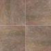 COPPER QUARTZITE 12X12X.38 GAUGED