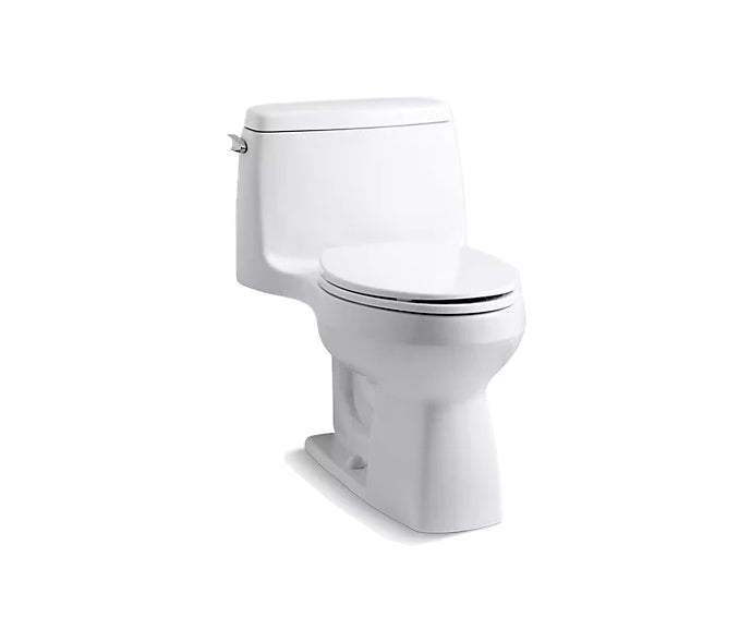 Kohler Santa Rosa Comfort Height One Piece Compact Elongated 1.28 GPF Chair Height Toilet With Quiet Close Seat