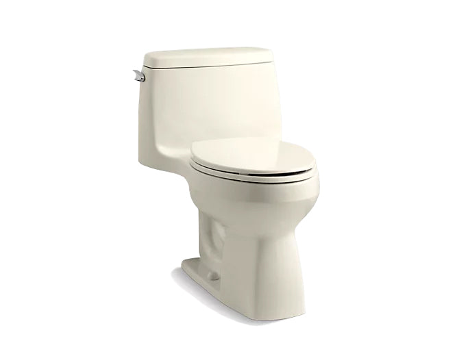 Kohler Santa Rosa Comfort Height One Piece Compact Elongated 1.28 GPF Chair Height Toilet With Quiet Close Seat