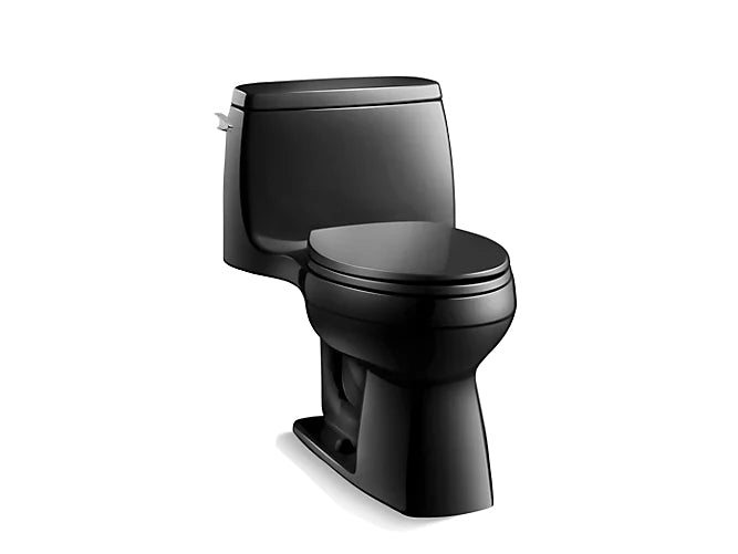 Kohler Santa Rosa Comfort Height One Piece Compact Elongated 1.28 GPF Chair Height Toilet With Quiet Close Seat