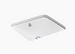 Kohler Iron Plains Drop-in/undermount Bathroom Sink - White
