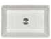 PORCELAIN FIRECLAY FARMHOUSE WITH APRON SINGLE BOWL WHITE