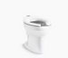 Kohler Wellcomme Ultra Floor-mounted Top Spud Flushometer Bowl - White