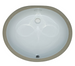 VANITY WHITE OVAL PORCELAIN SINK 1714