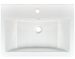 OVERMOUNT WHITE RECTANGLE PORCELAIN SINK