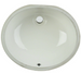 VANITY BISQUE OVAL PORCELAIN SINK 1714