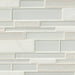 MSI Backsplash and Wall Tile Fantasia Blanco Interlocking Pattern Glass Mosaic Tile 12