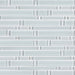 MSI Backsplash and Wall Tile Ice Interlocking Pattern Glass Tile 12