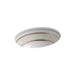 Kohler Flight of Fancy with Gold Caxton Oval Undermount bathroom sink